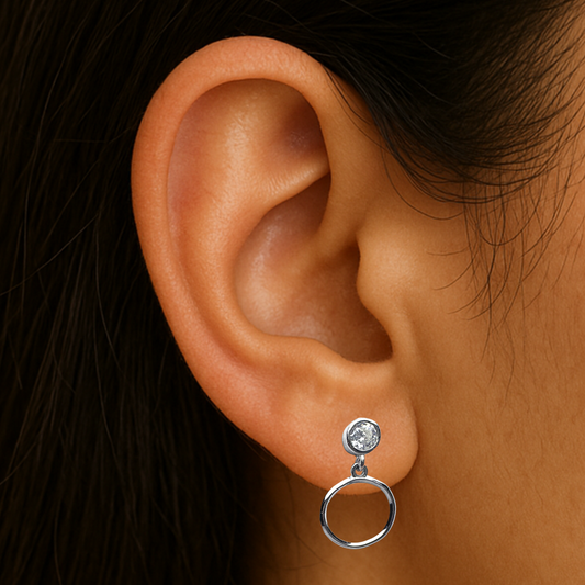 Crystal Hoop Earrings