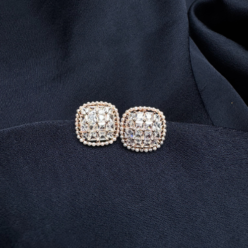 Crystal Grid Earrings