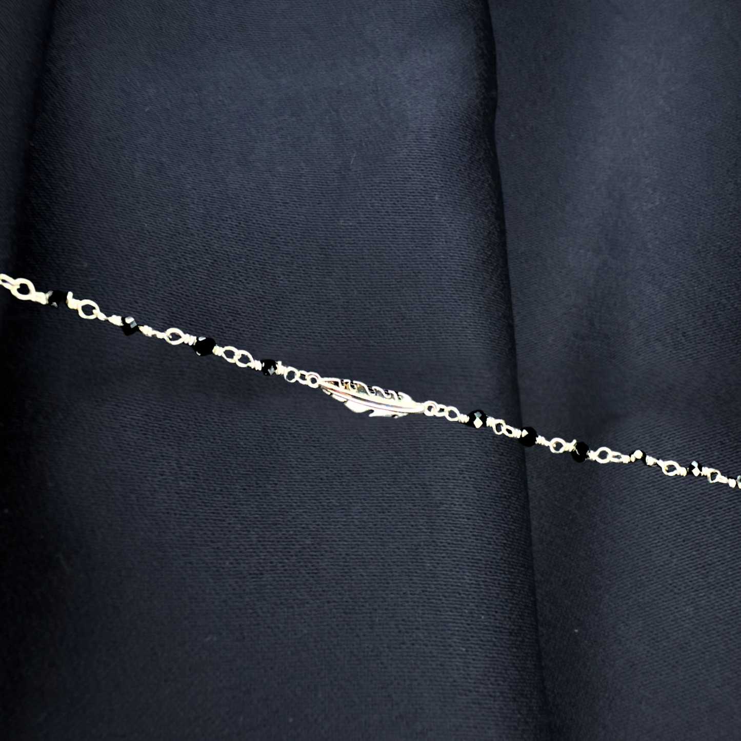 Black Charm Bracelet