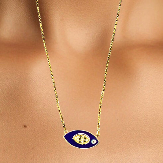 Celestial Eye Pendant Necklace