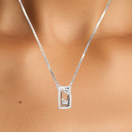 Starlit Window Pendant Necklace