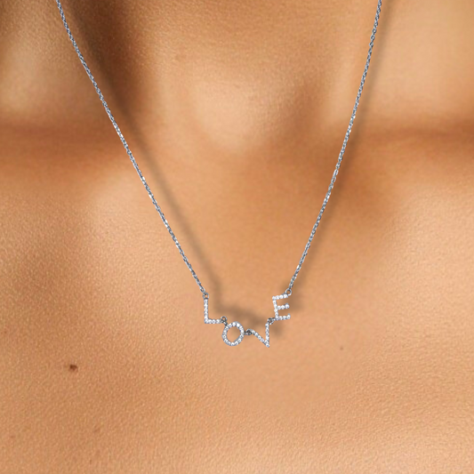 LOVE Letter Pendant Necklace