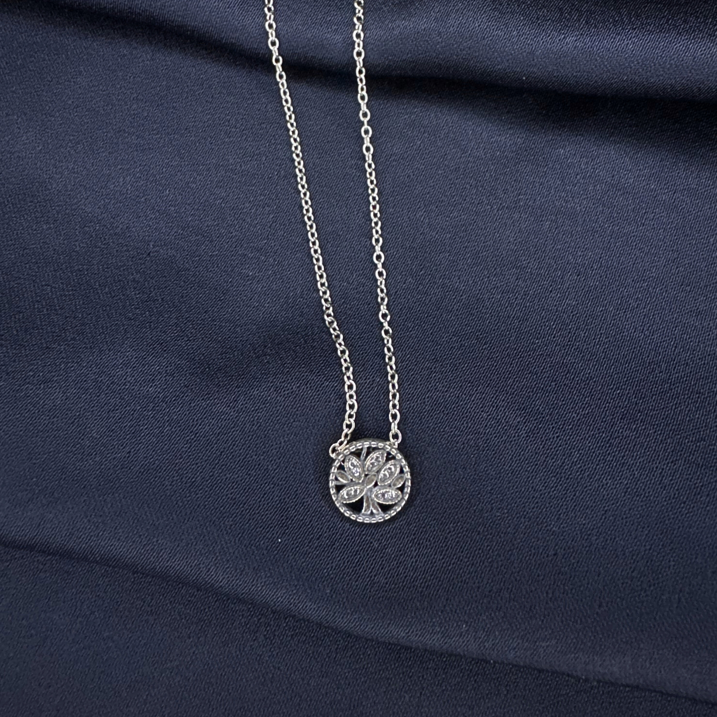 Tree of Life Crystal Pendant Necklace