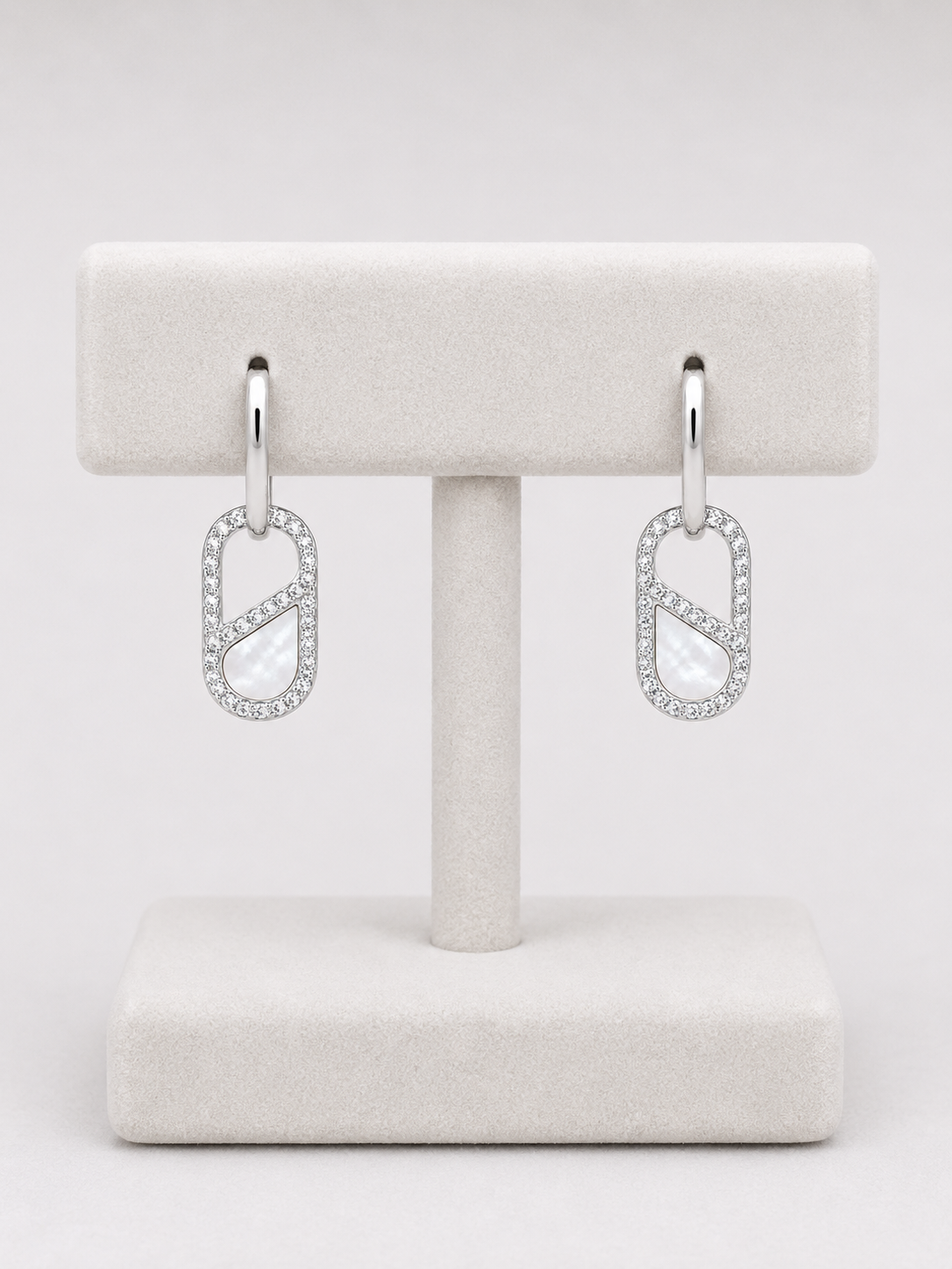 Mother Pearl Link Earrings