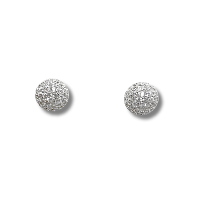 Crystal Dome Earrings