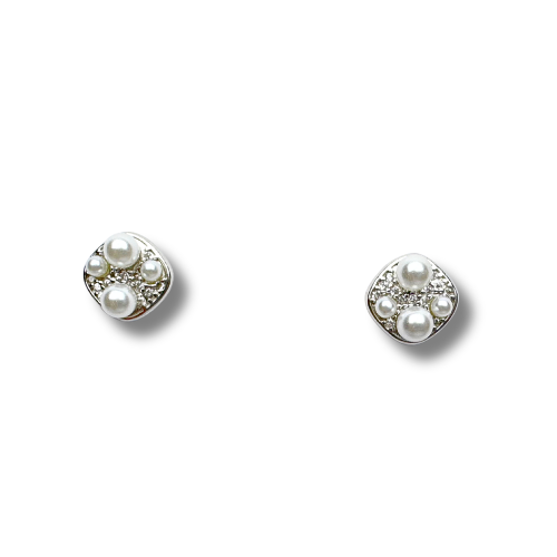Pearl Cluster Earrings