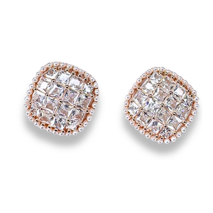 Crystal Grid Earrings