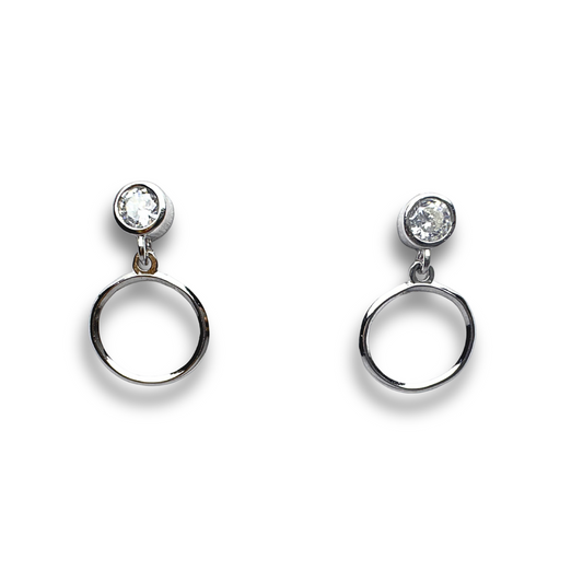 Crystal Hoop Earrings