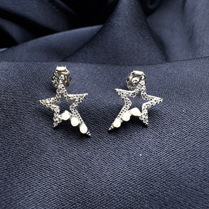 Starlit Pearl Earrings