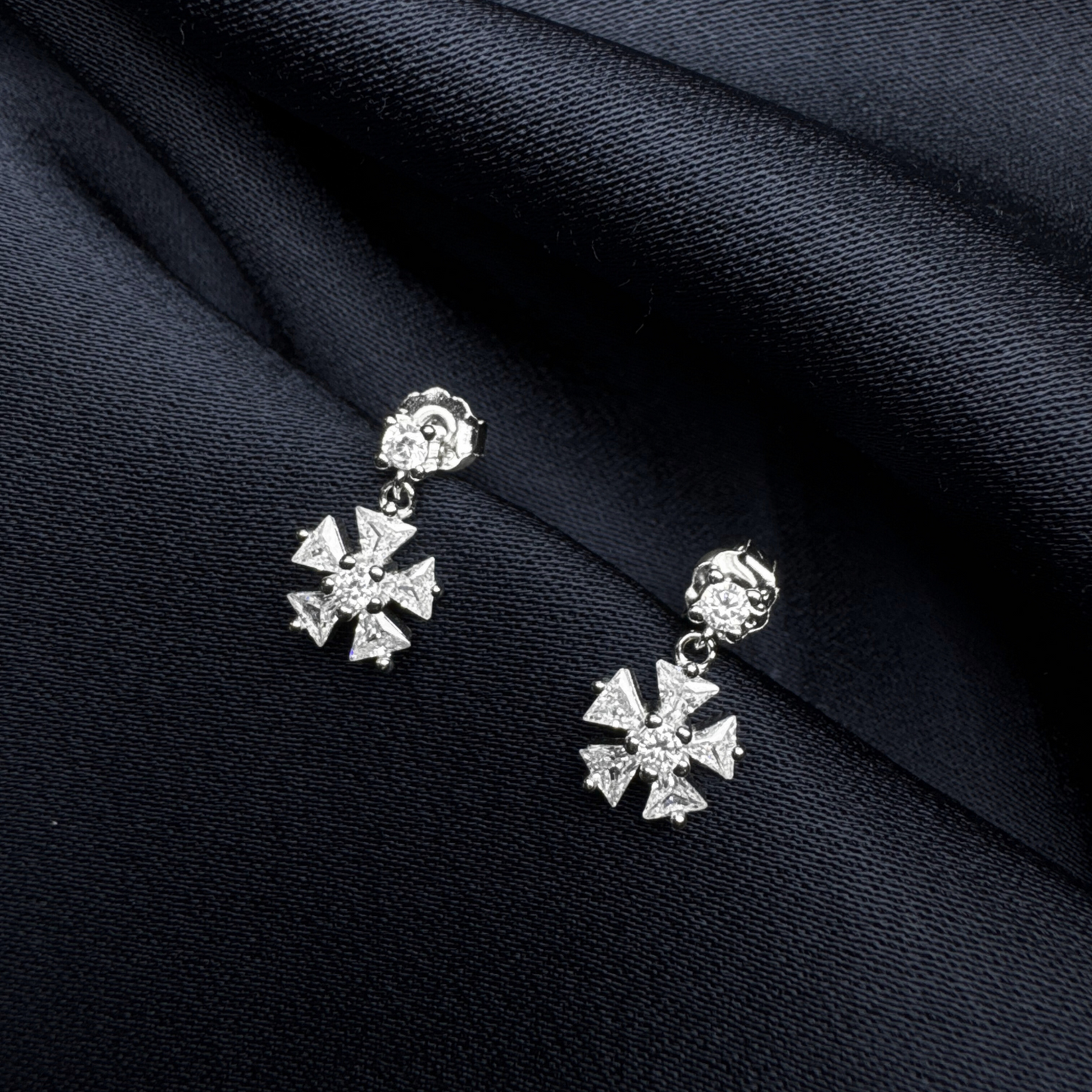 Crystal Star Earrings