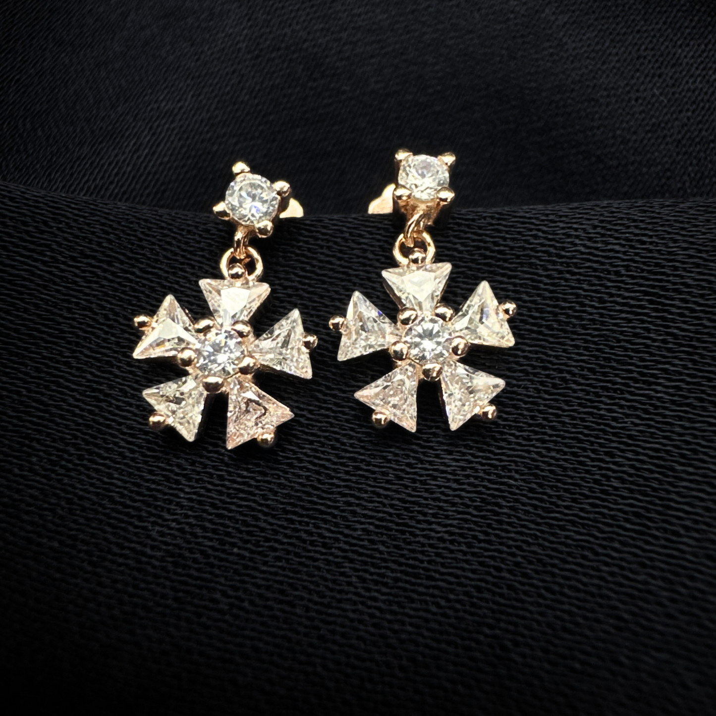 Crystal Star Earrings
