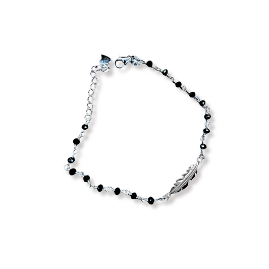 Black Charm Bracelet