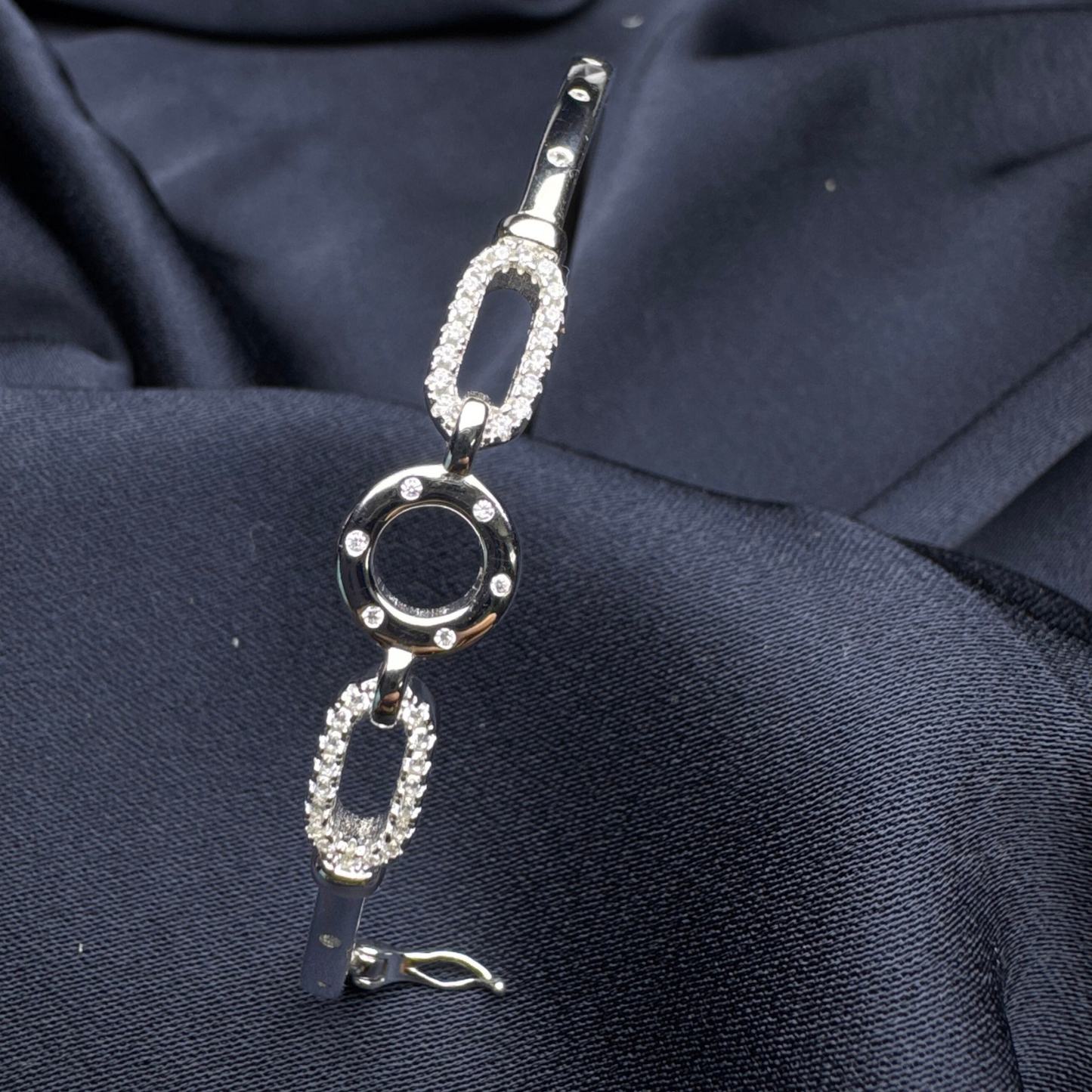 Silver Circle Bracelet
