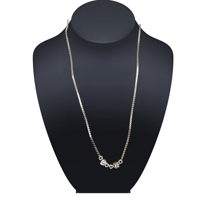Signature Textured Bead Chain Necklace