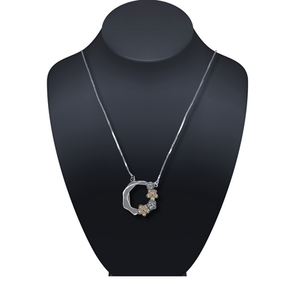 Moonlit Bloom Pendant Necklace