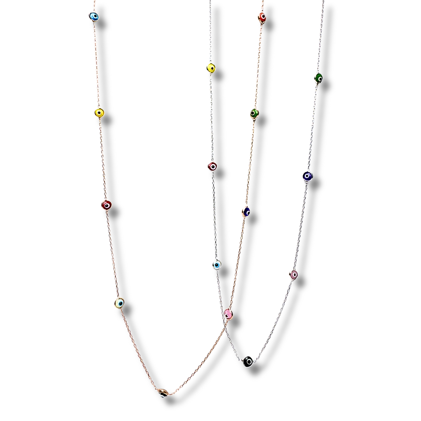 Rainbow Guardian Eye Necklace