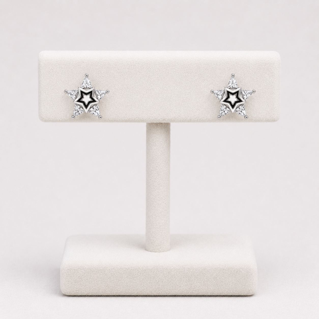 Crystal Star Stud Earrings