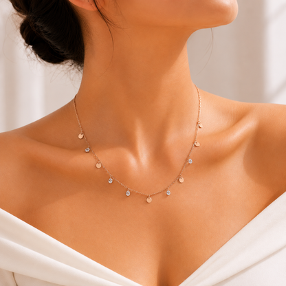Dangling Crystal Coin Chain
