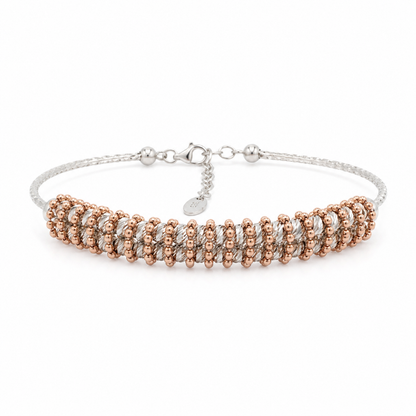 Two-Tone Beaded Bracelet