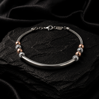 Two-Tone Bar Bracelet
