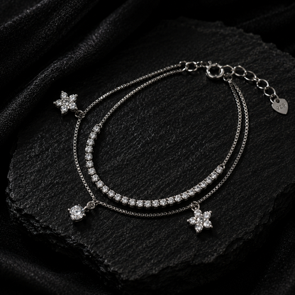 Butterfly Duo Charm Bracelet