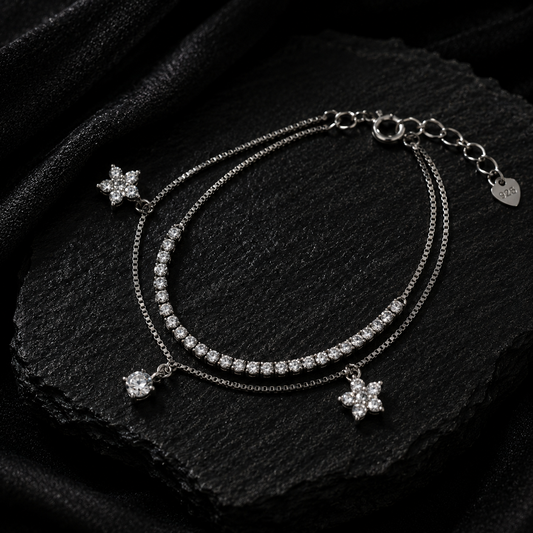 Butterfly Duo Charm Bracelet