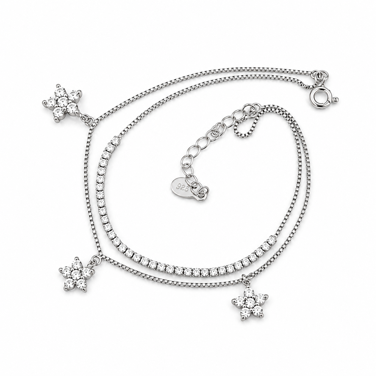 Butterfly Duo Charm Bracelet