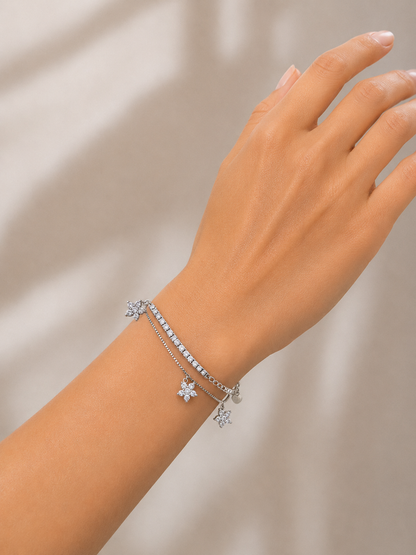 Butterfly Duo Charm Bracelet