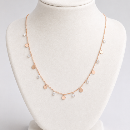Dangling Crystal Coin Chain